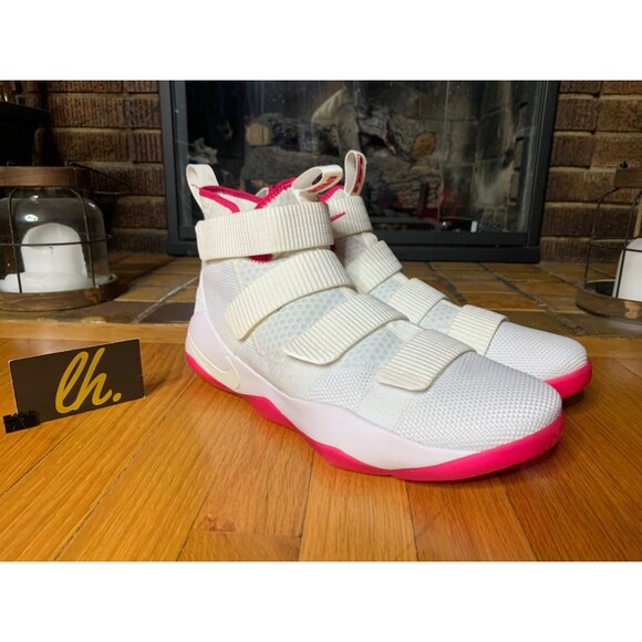 Size 12.5 Lebron Zoom Soldier Xl 11 “Kay Yow” Athletic Basketball Sneakers 89764 - Picture 3 of 7